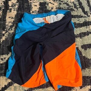 OP Kids Blue and Orange Board Shorts